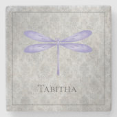 ムラサキトンボ ストーンコースター (正面)