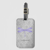 ムラサキトンボ ラゲッジタグ (正面縦)