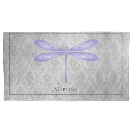 ムラサキトンボ 枕カバー (正面)