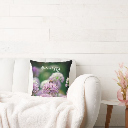 ムラサキネギの花が好きやる気を起こさせる クッション (ソファ)