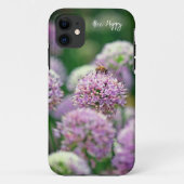 ムラサキネギの花が好きやる気を起こさせる Case-Mate iPhoneケース (裏面)