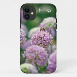 ムラサキネギの花が好きやる気を起こさせる iPhone 11 ケース