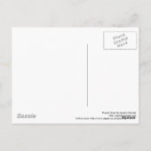 ムラサキハズのイスラム幾何学はがき ポストカード (裏面)