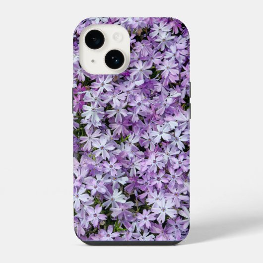ムラサキハナシノブの花 iPhoneケース (裏面)