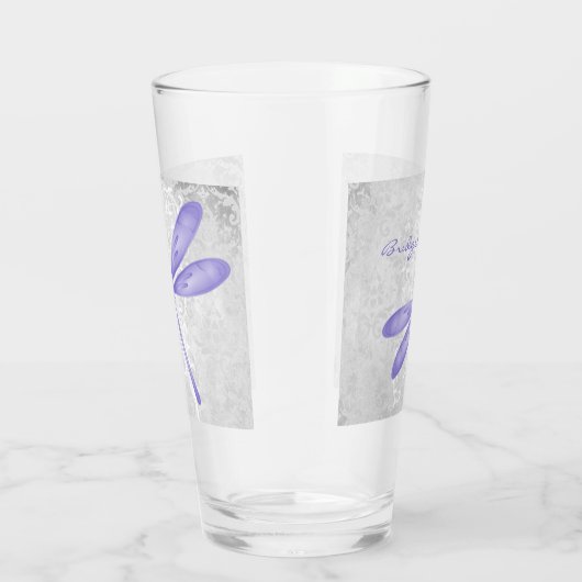 ムラサキパーソナライズされたガラス杯 タンブラーグラス (右)