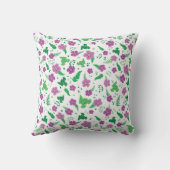 ムラサキヒビスカス クッション (裏面)