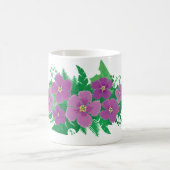 ムラサキヒビスカス コーヒーマグカップ (中央)