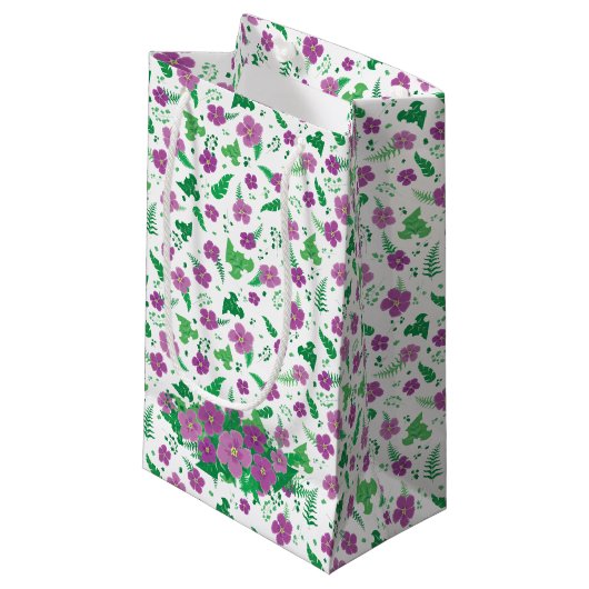 ムラサキヒビスカス スモールペーパーバッグ (正面アングル)