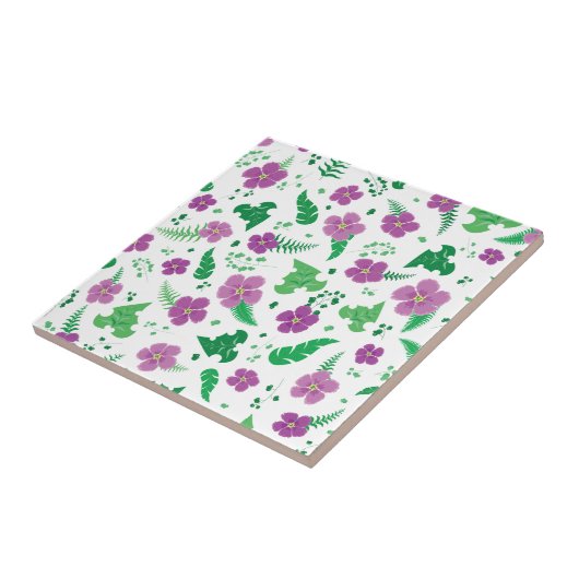 ムラサキヒビスカス タイル (側面)