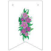 ムラサキヒビスカス バンティングフラッグ (第2の旗)