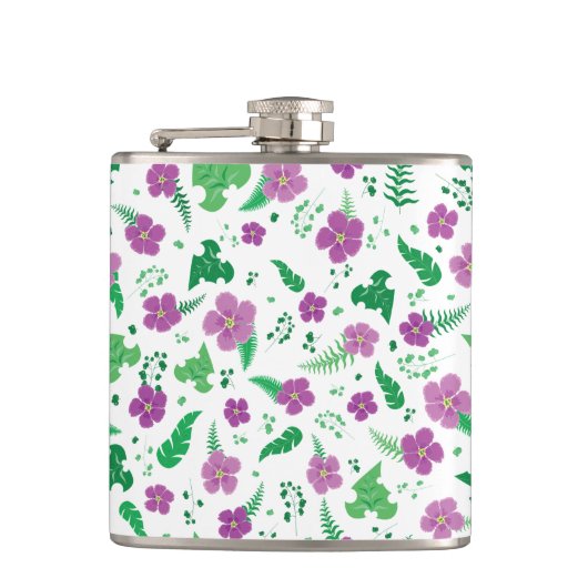 ムラサキヒビスカス フラスク (正面)