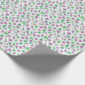 ムラサキヒビスカス ラッピングペーパー (角)