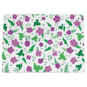 ムラサキヒビスカス ラージペーパーバッグ (正面)