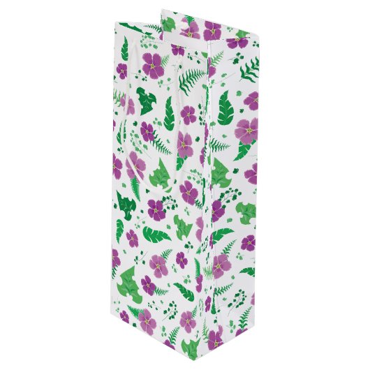 ムラサキヒビスカス ワインギフトバッグ (正面アングル)