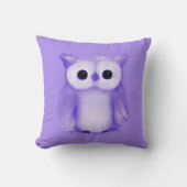 ムラサキフクロウ クッション (正面)