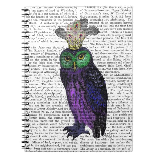 ムラサキフクロウ ノートブック (正面)