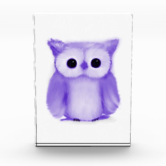 ムラサキフクロウ フォトブロック (正面)