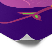 ムラサキフクロウ ポスター (角)