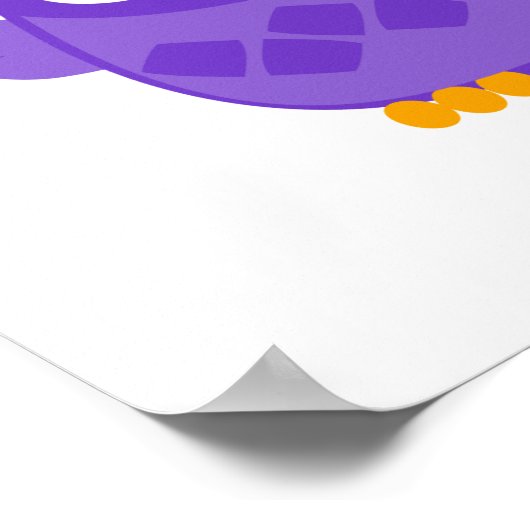 ムラサキフクロウ ポスター (角)