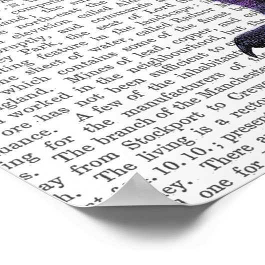 ムラサキフクロウ ポスター (角)