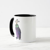 ムラサキフクロウ マグカップ (正面左)