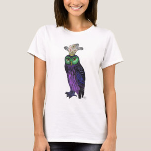 ムラサキフクロウ Tシャツ