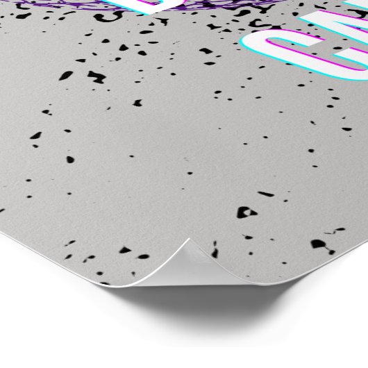 ムラサキヘビと黒ムラサキヘビ皮肉引用文 ポスター (角)