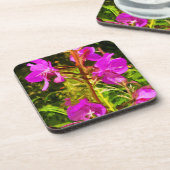 ムラサキムラサキムラサキ抽象芸術 コースター (左側)