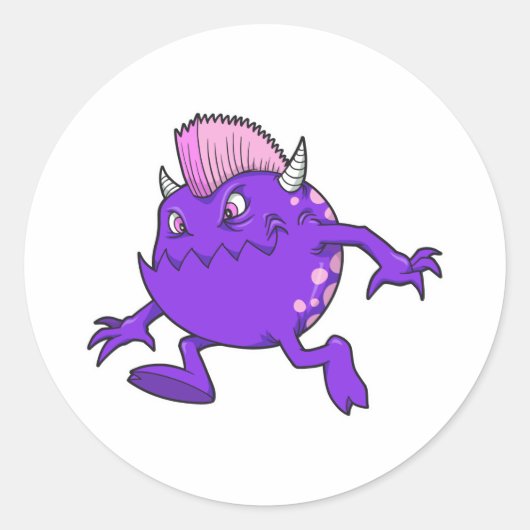 ムラサキモホーク ラウンドシール (正面)