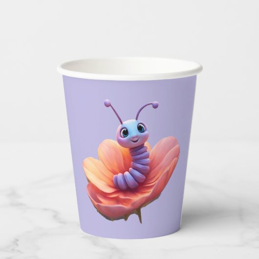 ムラサキモムシ 紙コップ (裏面)