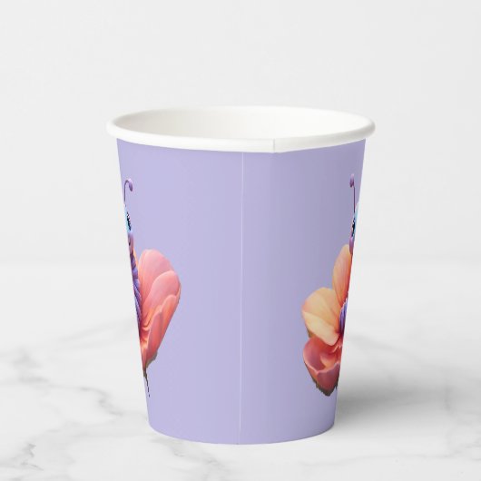 ムラサキモムシ 紙コップ (右)