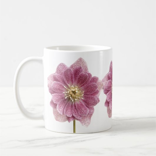 ムラサキユリの花マグ コーヒーマグカップ (左)