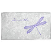 ムラサキユリパーソナライズされたムシ 枕カバー (正面右)