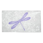 ムラサキユリパーソナライズされたムシ 枕カバー (裏面-左)