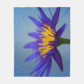 ムラサキユリ フリースブランケット (正面)