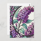 ムラサキライラック ポストカード (正面/裏面)