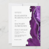 ムラサキリ結婚銀 招待状 (正面)