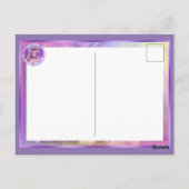 ムラサキ太陽の妖精 ポストカード (裏面)