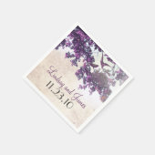 ムラサキ結婚の鳥 スタンダードカクテルナプキン (角)