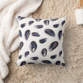 ムラサキ貝の貝の夢の綿の枕 クッション (ブランケット)