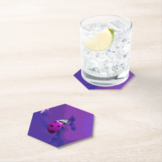 ムラサキ ペーパーコースター (インサイチュ)