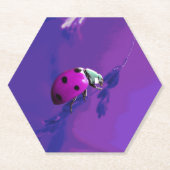 ムラサキ ペーパーコースター (正面)