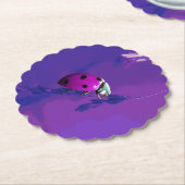 ムラサキ ペーパーコースター (アングル)