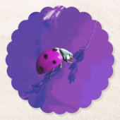 ムラサキ ペーパーコースター (正面)