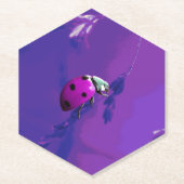 ムラサキ ペーパーコースター (正面)