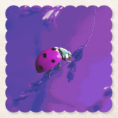 ムラサキ ペーパーコースター (正面)