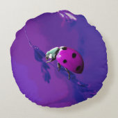 ムラサキ ラウンドクッション (裏面)