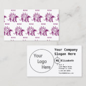 ムラサギのシュピク恐竜 名刺 (正面/裏面)