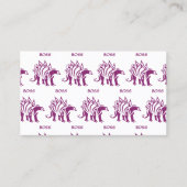 ムラサギのシュピク恐竜 名刺 (正面)