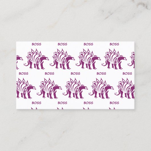 ムラサギのシュピク恐竜 名刺 (正面)